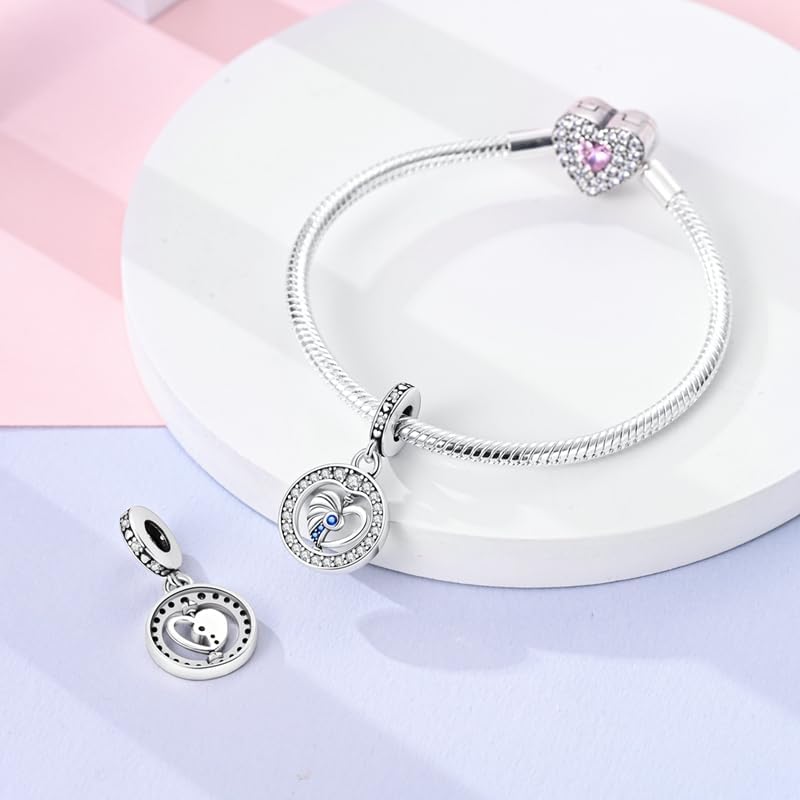 Hapour Store 925 Sterling Silver Charms for Bracelets Necklace European Jewelry Pendant Beads Charm for Women Mom - Image 1